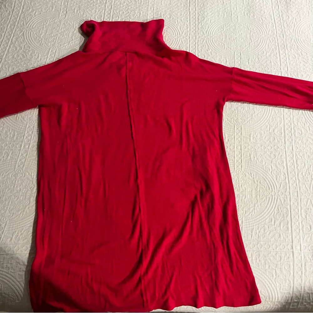 Anthropologie Saturday Sunday M Sweaterdress Tunic Mini Dress Cowl Neck Pockets - Picture 10 of 15